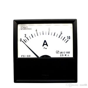 Huidige meters Japan Fuji FS-60 AC Ammeter 10A Pointer Mechanische kopinstrumentaccessoires