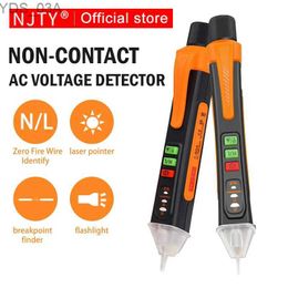 NJTY détecteur de tension sans Contact T02A testeur de tension ca stylo mètre 12-1000 V capteur électrique crayon de Test détecteur de point d'arrêt intelligent 240320