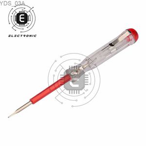 Mètres de courant Portable LED tension 100-500V testeur de stylo de test tournevis plat croisé détecteur de douille tournevis réparation électricien outil domestique 240320