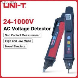 Medidores de corriente UNI-T Voltaje sin contacto Pen Ca de voltaje Detector Indicador 24V-1000V Pencil de prueba de sensor eléctrico UT12D/UT12E/UT12M 240320