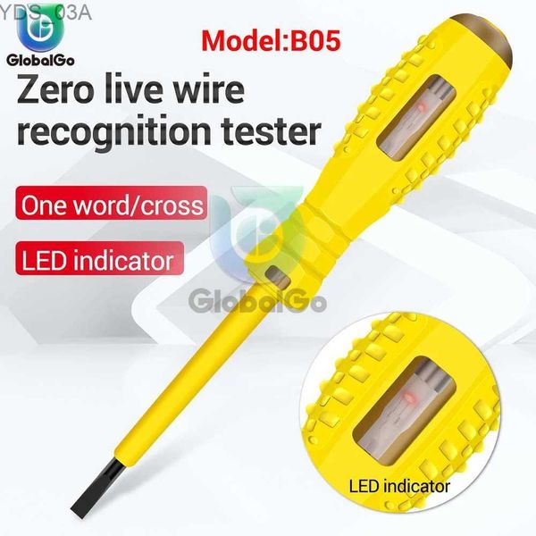 Compteurs de courant détecteur de tension stylo de test induit tournevis électrique sonde zéro capteur de détection de fil sous tension testeur domestique 240320