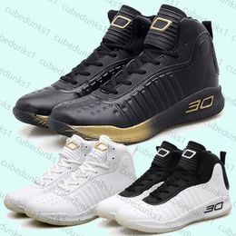Curry Basketball Shoe Designer High Top Anti Slip lichtgewicht zachte zool wrijvingsgeluid praktische sneakers voor studenten buiten sporttraining schoenen 36-45