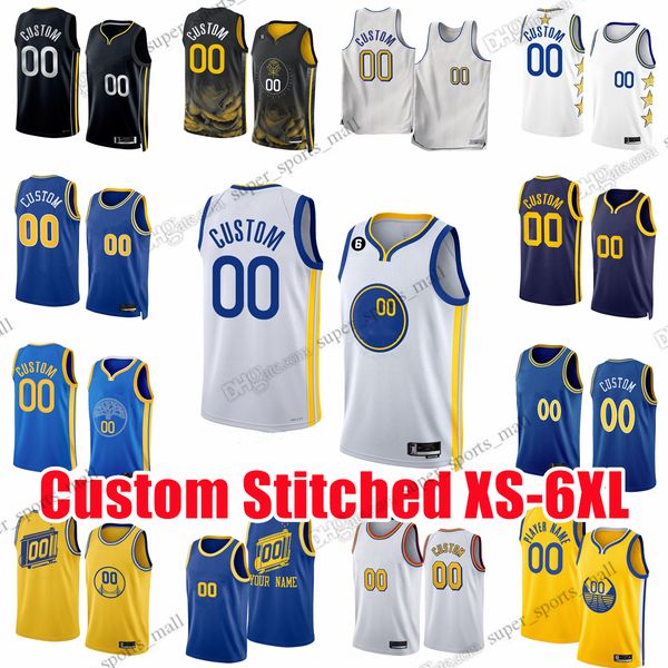 Maillot de basket Curry personnalisé XS-6XL Patrick Baldwin Ryan RollinsGary Payton II Anthony Lamb Andre Iguodala Ty Jerome Donte DiVincenzo Lester Quinones
