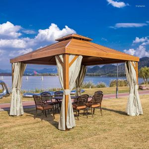 Rideau 1 PC rideaux extérieurs pour Patio antirouille œillet haut imperméable fenêtre rideaux porche Pergola Cabana Gazebo et solarium