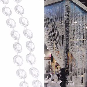 Gordijn 10m Crystal Bead Diamond Acryl Indoor Decoratie Gordijnen Bruiloft Feest Woonkamer Decor