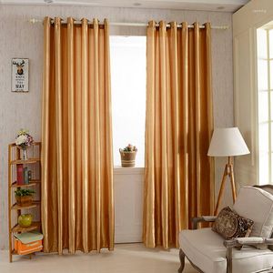 Rideau 12 couleurs fenêtre rideaux pour salon chambre tringle passe-fil oeillet haut moderne satin sous-couche occultant panneau translucide