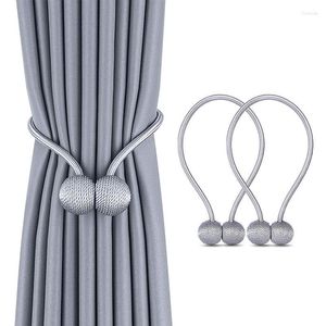 Rideau 1Pc Perle Cravate Corde Dos Retenues Boucle Clips Accessoires Tiges Accessoires Crochet Titulaire Décorations Pour La Maison