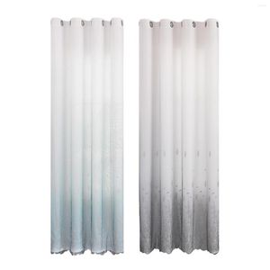 Rideau 2 Pièces Moderne Rideaux Occultants Fenêtre Draperies Assombrissement Insonorisé Oeillet Pour Chambre Salon Maison Ferme