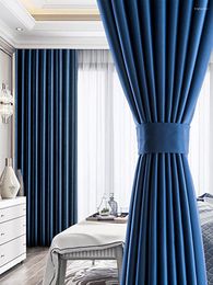 Gordijn 2023 Blackout gordijnen voor woonkamer para salon cortinas rideau Nordic moderne minimalistische eenvoud vaste kleur