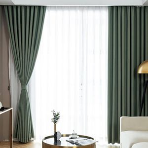 Gordijn 2023 Blackout gordijnen voor woonkamer rideaux para salon cortinas rideau Noordse moderne minimalistische slaapkamer haak schaduw
