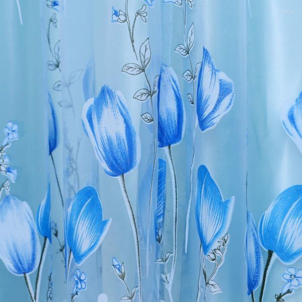 Rideau 2023 maison rideaux tulipe fleur chinois 3D fenêtre tissu Rideaux Tulle transparent Para salon 1 pc