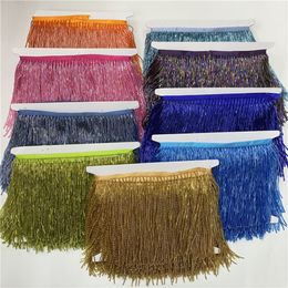 Gordijn 2 -meter/lot rand Kraal Tassel kwastjes Trim van 15 cm breed voor doe -het -zelf accessoires Home Textiel Dance Ribbon