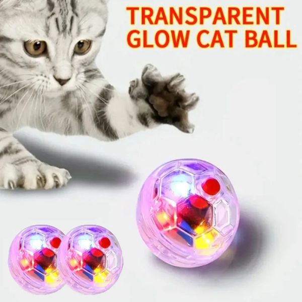 Rideau 3 pcs interactif chat balle jouet Flash équipement paranormal fantôme jouets Up mouvement balles jouet lumière animal Flash chasse mouvement 240119