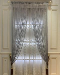 Rideau 3X3M fil chaîne gland rideaux décoratifs pour salon porte fenêtre diviseur décorations mariage décor suspendu
