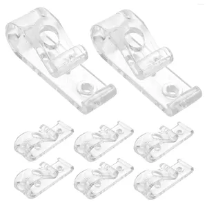 Gordijn 8 stuks scrollwiel pull kraal haak gordijnen haken ijzeren rolgordijn connector clips