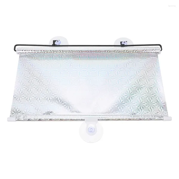 Persianas enrollables opacas para ventana, persianas enrollables para el hogar, ventana, coche, cubierta transpirable, sin clavos, bloqueador solar de Pvc, visera de viaje