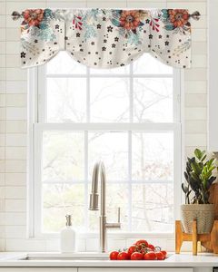 Rideau boho abstrait une fenêtre de plante de fleurs salon de cuisine armoire de cuisine calibre calivre de la tige