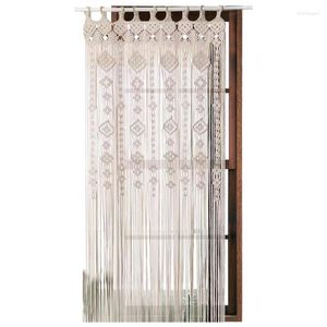 Gordijn Boho Macrame Deur Gordijnen Hand Geweven Wandkleden Venster Boheemse Decor Voor Doorway Closet Bruiloft