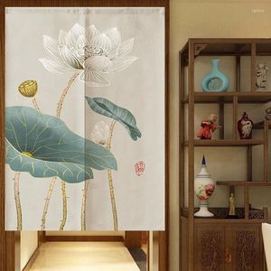 Rideau chinois Lotus porte cloison ménage salle de bain cuisine Feng Shui Noren