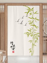 Rideau Chinois Noren Porte Bambou Peinture Cuisine Chambre Restaurant Partition Décoration Porte Suspendue