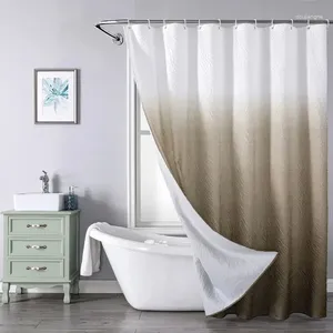 Rideau de douche en mousse de Polyester Composite, imperméable et résistant à la moisissure, cloison Non perforée pour salle de bain