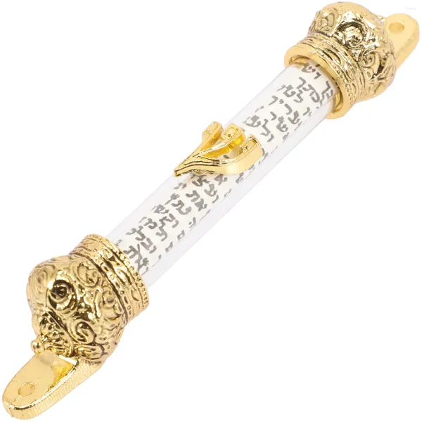 Rideau artisanat pour adultes Bible Crown Scroll Cadeaux juifs Côté de porte en métal Mezuzah Maison Maison Femme Dilate femme