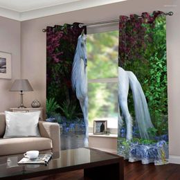 Gordijn Custom Blackout Curtains 3D Window Living Room Slaapkamer Moderne luxe voor keuken