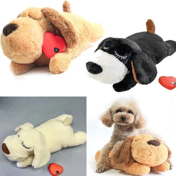 Toy de perro Cortin Toy lindo cachorro peluche juguete cómodo ayuda de entrenamiento de comportamiento juguete latido latido como una muñeca de felpa para perros inteligentes jugar 240119