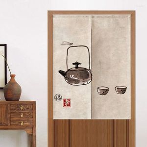 Gordijndeur stof nostalgisch Chinese stijl thuis keuken decoratie hangende half gratis perforatie