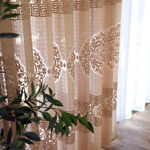 Gordijn drapeert Chinese stijl dikke jacquard tule gordijnen voor slaapkamer woonkamer klassieke en elegante raamschermen luxe pure custo
