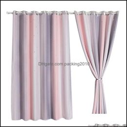 Gordijn gordijnen Home Deco El Levert Tuin 2M Anti-Mosquito Dubbellaag Holle Woonkamer Dedroom Polyester Window Shirting Drape Moder