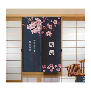 Gordijn drapes Japanse keukendeur restaurant decoratie noren voor noedel winkelkamer drop levering home tuin el benodigdheden deco dh1re