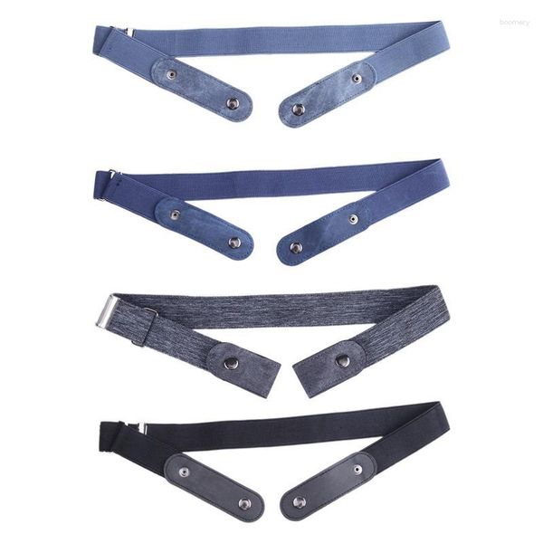 Cinturones elásticos de cortina para mujer, cinturón Invisible ajustable, accesorios para vaqueros multifuncionales, pantalones informales