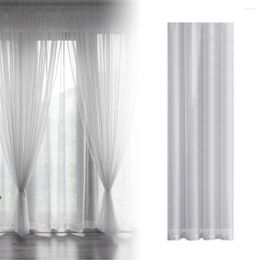 Rideau de gaze européen en blanc pur pour le mariage décoration de cuisine maison confortable et douce belle pratique