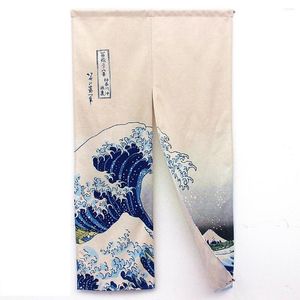 Gordijn Feng Shui Noren Mountain Fuji Japanse deuropening Great Wave Hokusai Japan