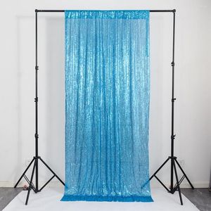Rideau Festive Po Backdrops Glitter Installation facile Anti-chute Sequin Panneau accrocheur Party Favors
