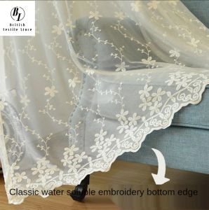 rideau pour vivre la salle à manger chambre à coucher en mesh curtain rideau de gaze blanche Nouveau chiffon de rideau de gaze translucide inclus