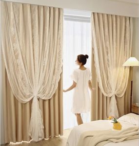 Rideau gratuit poinçonnage rideaux occultants salon chambre fenêtre mur porte ombrage décoratif 231101