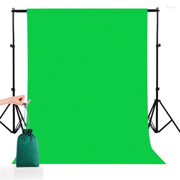 Rideau écran vert toile de fond pour Pographie Polyester tissu tissu réunion vidéo Streaming GreenScreen feuille de fond