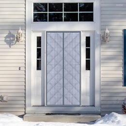 Gordijn huishouden houd warme deur magnetische dubbele verdikte geluidsisolatie warmte behoud koud in de winter