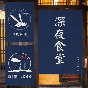 Rideau Cuisine Japonaise Restaurant Porte Boutique Cuisine Commerciale Demi Cloison Sushi Noren