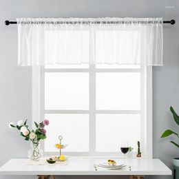 Rideau cuisine rideaux dentelle tête moitié pour salon chambre fenêtre traitement décor à la maison toile de fond