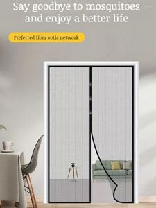 Curtain Kitchen Porte de porte Curta Mute Magnetic Soft Screen Antimosquito