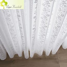 Cortina de gasa con encaje, cortinas de tul a rayas blancas para sala de estar, dormitorio, balcón, ventana, cortina, mosquiteros de princesa, oferta especial 231019