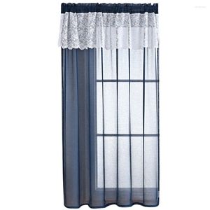 Gordijn Kant Korte Raam Behandeling Licht Filterende Gordijnen Sheer Decor Drape Semi Push Pull Slaapkamer Sheers Voor Ramen