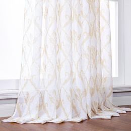Gordijn lism pure gordijnen voor woonkamer diamant tule slaapkamer keuken raambehandeling afgewerkt voile drape home decoratie