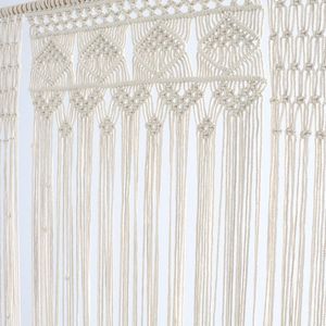 Gordijn macrame raam deuropening boho badkamer divider muur hangt voor woonkamer slaapkamer Boheemse thuisdecor bruiloft achtergrond