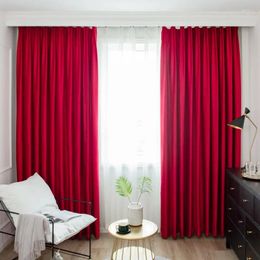 Rideau en velours hollandais moderne et simple avec de bons rideaux d'ombrage à drapé pour la salle à manger de la salle à manger vivante