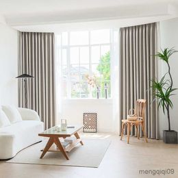 Cortina cortina moderna para sala de estar dormitorio ventana de la ventana solar y aislamiento de calor cortinas apagadas de lujo R230815