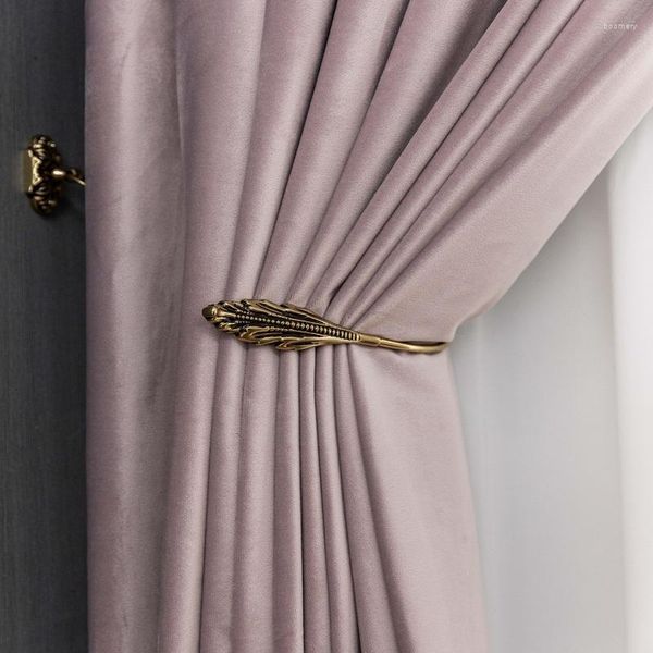 Rideau moderne violet rose velours rideaux mode pour chambres salons balcons Studio ombrage tailles personnalisées